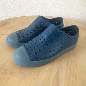 Native, Jefferson Shoes, Challenger Blue, Sz 3